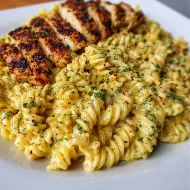 Delicious creamy garlic parmesan chicken pasta served in a bowl